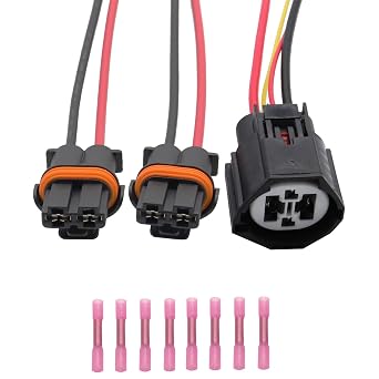 Fan Control Connector Fit for Ford Edge LR2 Volvo S80 XC60 07-19 7T4Z8B658B | Fits Ford Edgew/Towing,S-MAX,Land Rover LR2,Lincoln,Volvo XC70 S60 V60 2007-2019 for 941.0138.01,7T43-8C609-BA