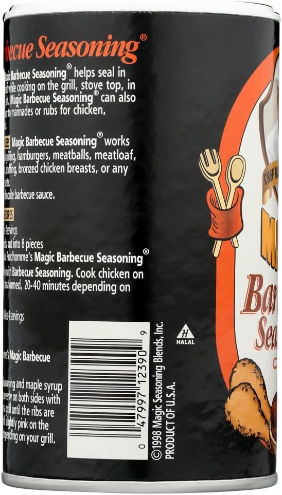 Chef Paul Barbeque Magic Seasoning, 5.5000-ounces (Pack of6)