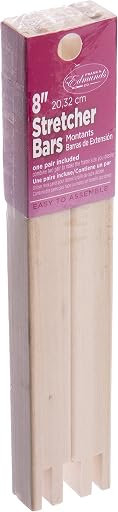 Edmunds Regular Stretcher Bars for Needle Art, 8 by 3/4-Inch