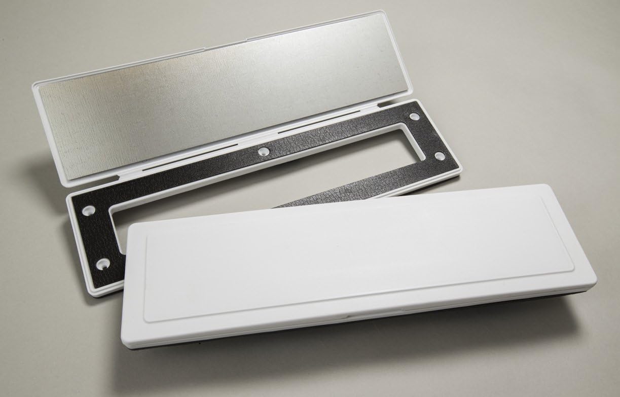 MK1 Magnetic Letterbox/Mailbox Draught Excluder in White Finish **Featured on BBC Radio 2** Title