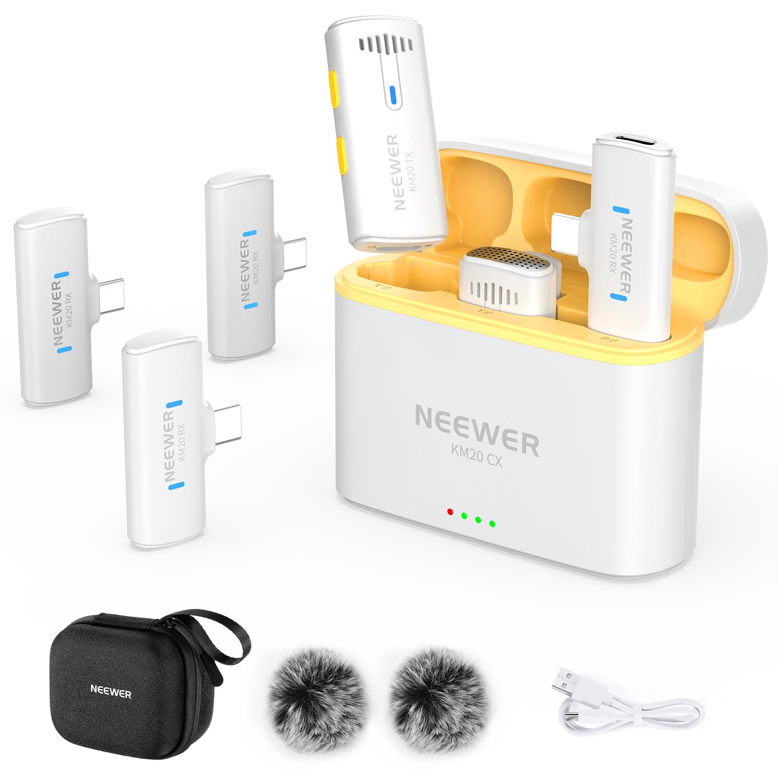 Amazon.com: NEEWER Wireless Lavalier Microphone System for iPhone