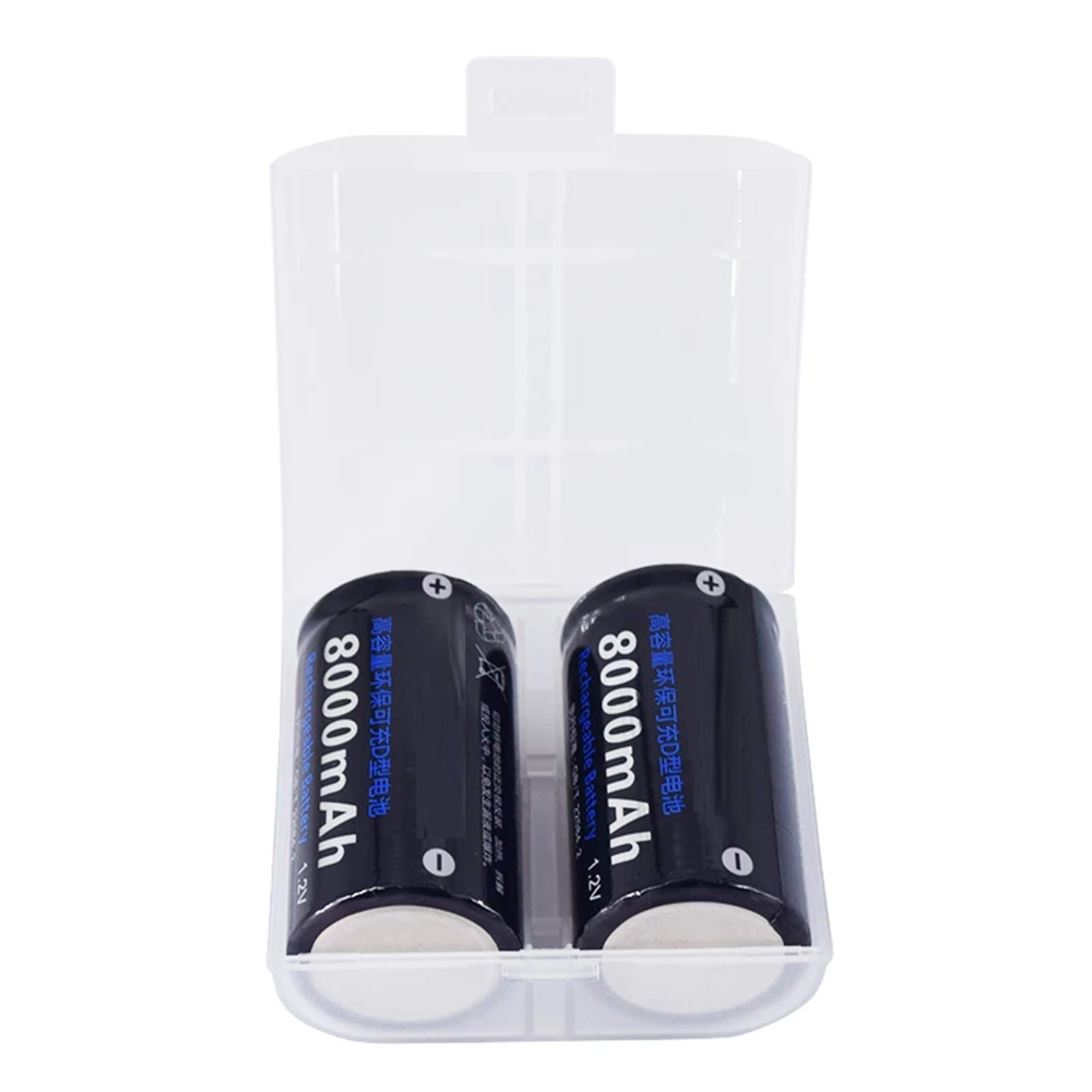 Tipo D 1.2V Ni-MH Batteria Ricaricabile di Dimensioni D 8000Mah Tipo D per Strumenti Giocattolo Fotocamera Microfono Fornello A Gas Batterie,4pcs