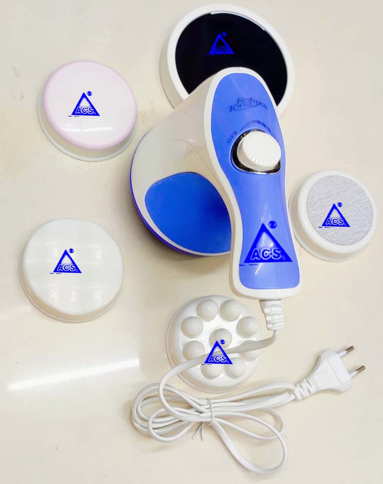 Relax Spin Tone Body Massager Machine, Full Body Massager for Pain Relief Spin Tone Handheld Corded Electric Body Massager, Multicolor-image-24