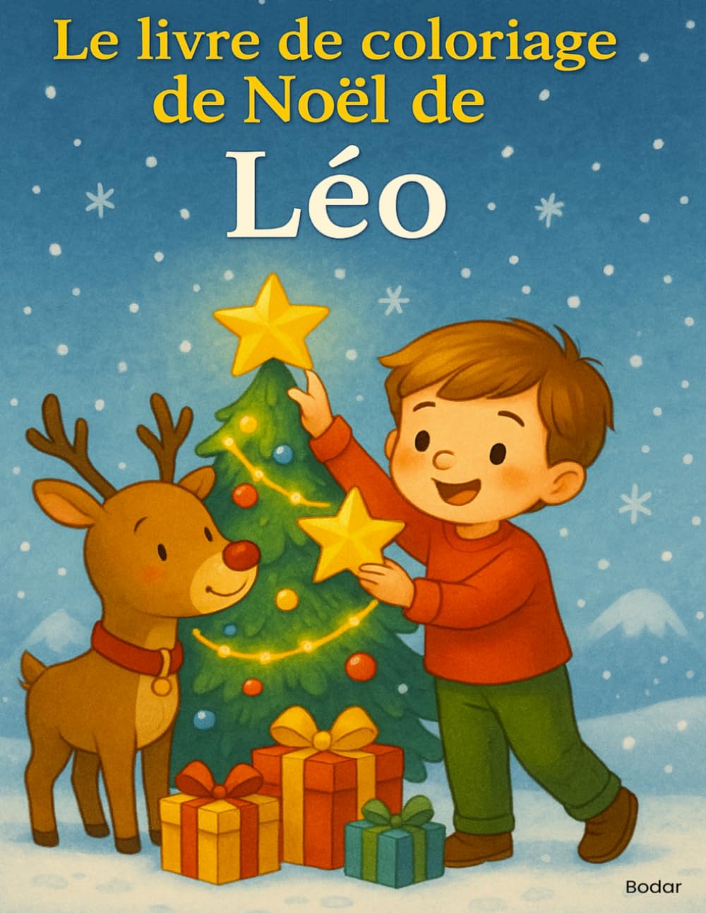 LE LIVRE DE COLORIAGE DE NOËL DE LÉO