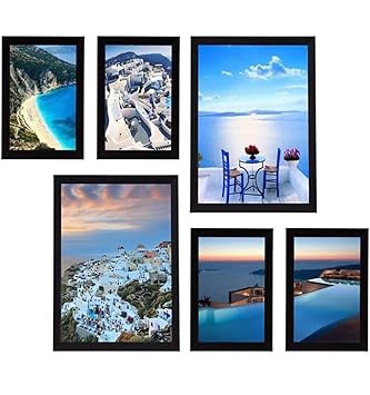 Baba Handicraft Collage Photo Frames, Set of 6,Wall Hanging (8