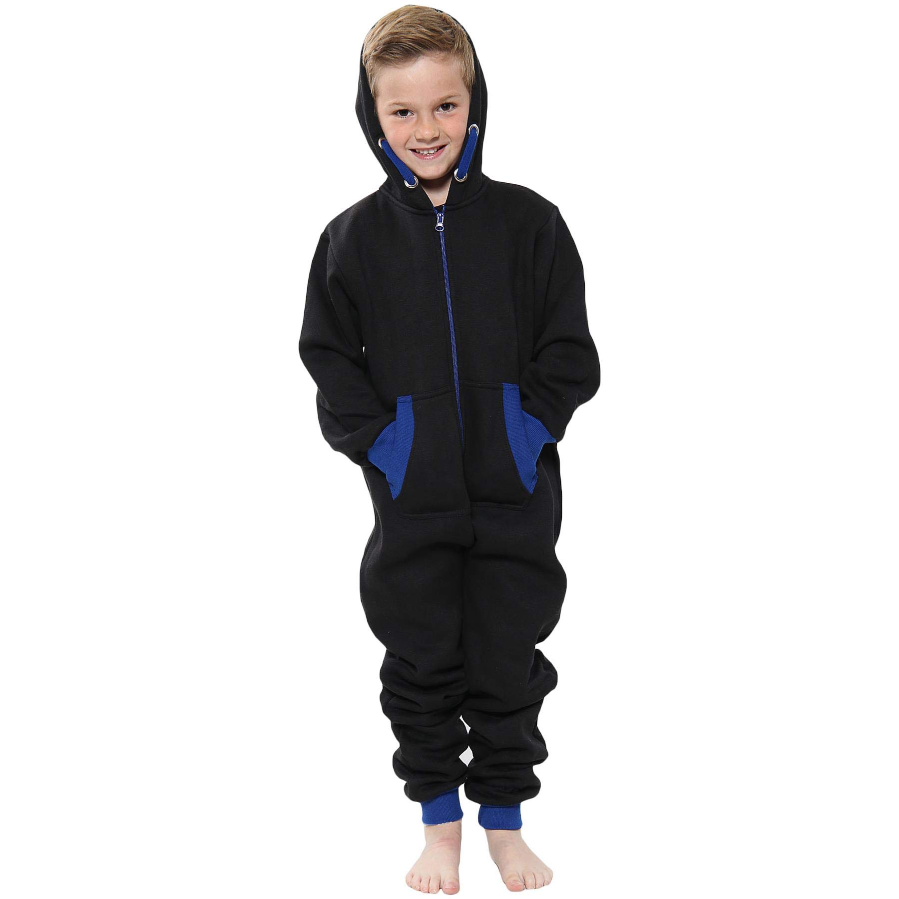 A2Z 4 Kids Onesie Contrast Fleece - Onesie 350 Royal 13