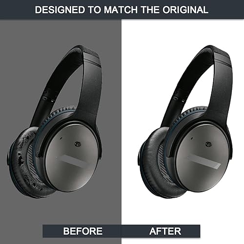 Miniatura 6 de Almohadillas de repuesto para auriculares Bose QuietComfort 2515 (QC2515), almohadillas de repuesto para auriculares con aislamiento de ruido de