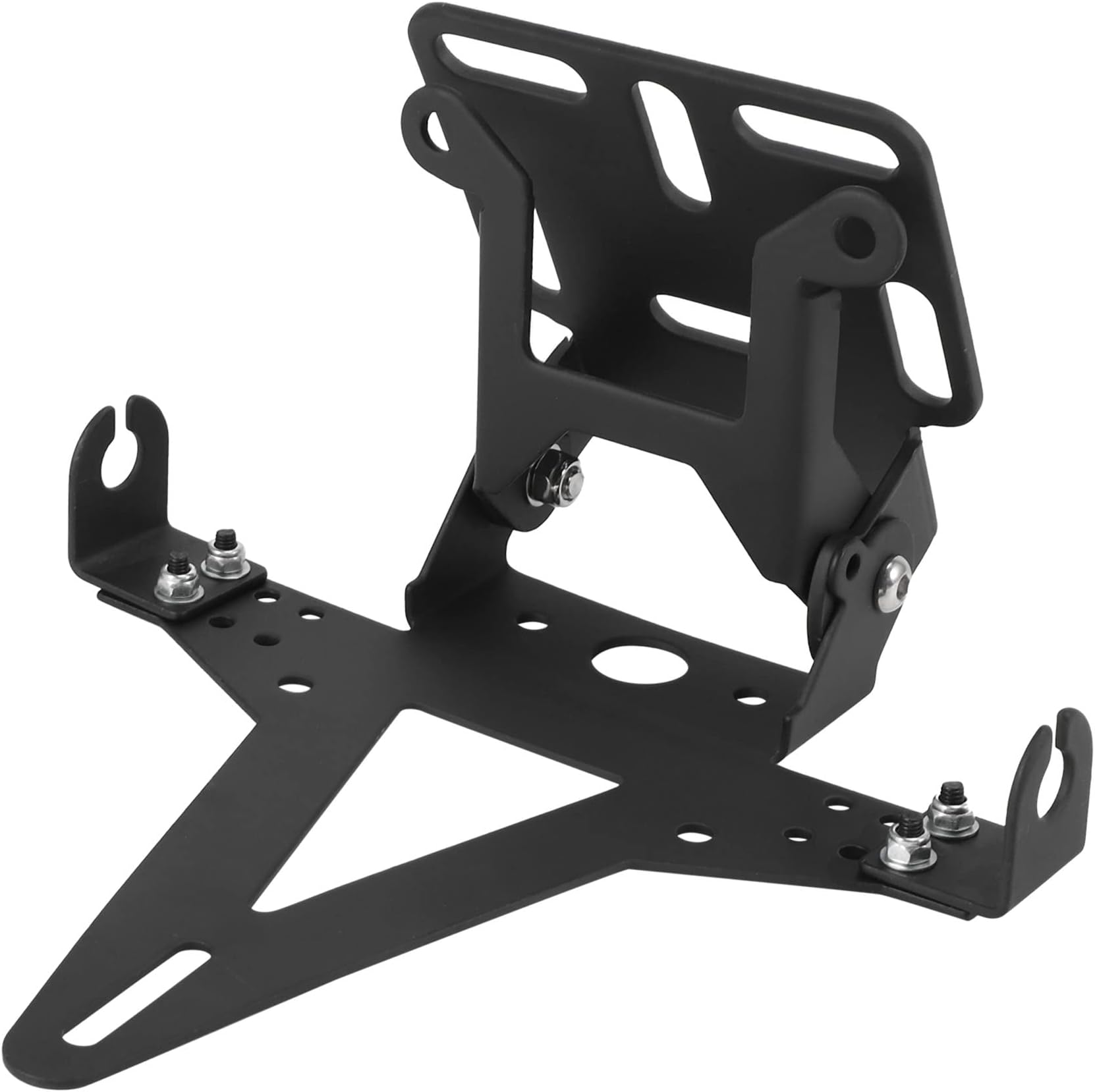 Motorcycle License Plate Holder，Universal Motorbike Tail Tidy Adjustable Number Eliminato Plate Frame Holder For Yzf R1 R3 R6 R15 R25 Fz6 Mt-07 Mt 07
