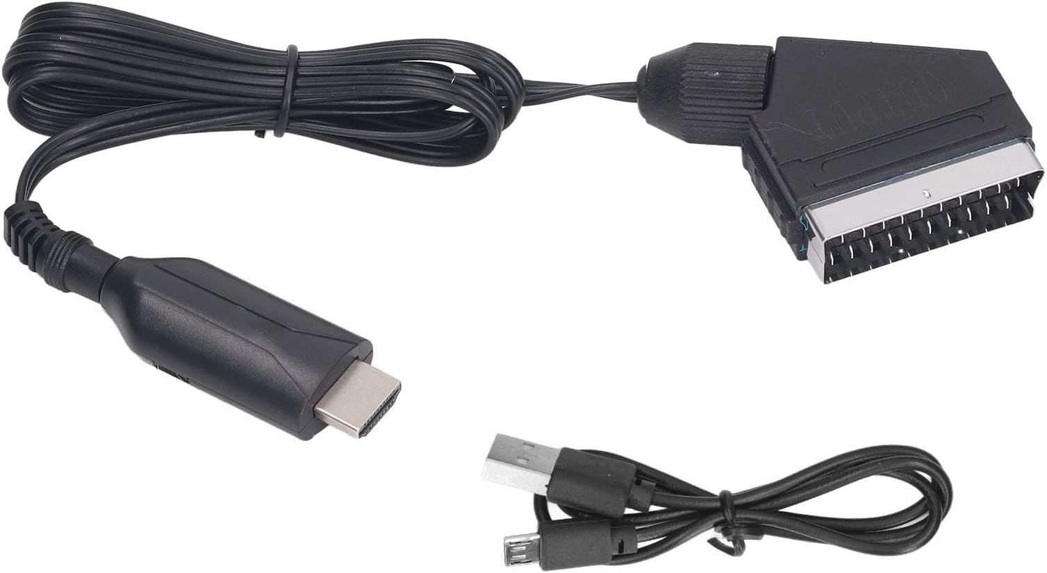HD To Multimedia Interface Converter, 480i 576i Support for CRT VHS DVD, Portable Plug and Play with Scale Technology, NTSC and PAL TV Systems Supported