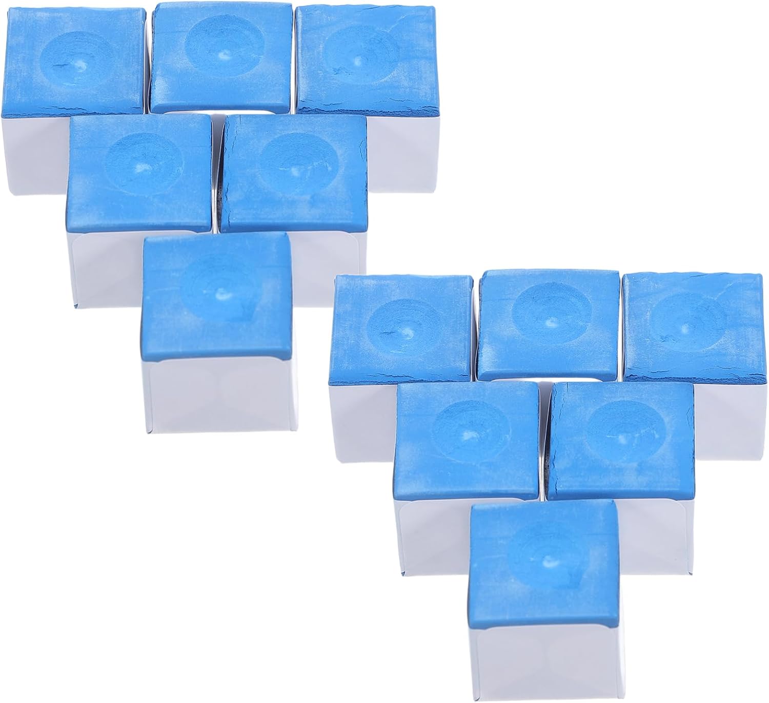 VICASKY 12pcs Billiards Chalk Powder Cubes Billiard Pool Stick Chalk for Pool Table Accessories Billiard Powder