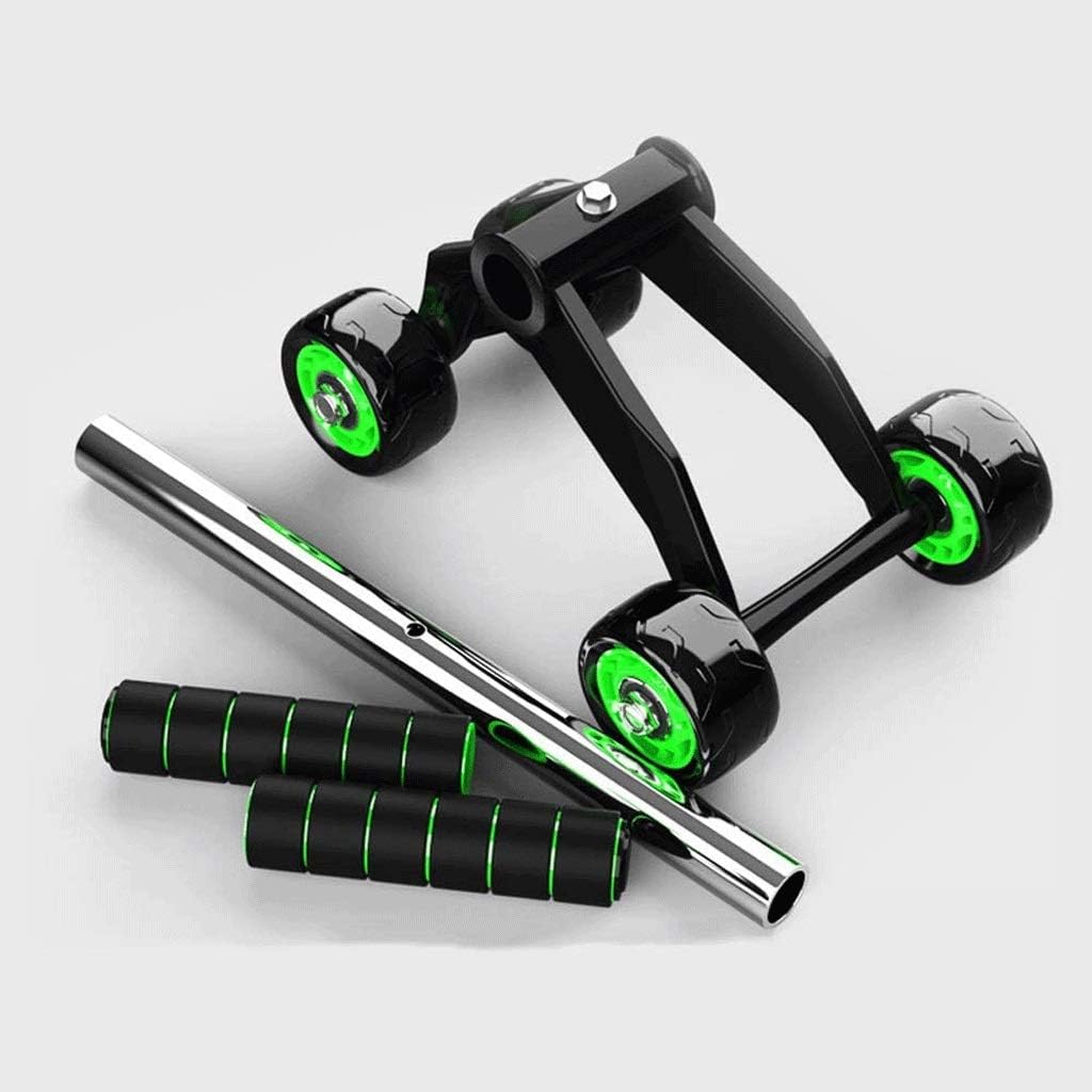 Wheel for Abdominal Exercise, Automatic 4 Foldable Abs Roller for Women Men, Muscle Training