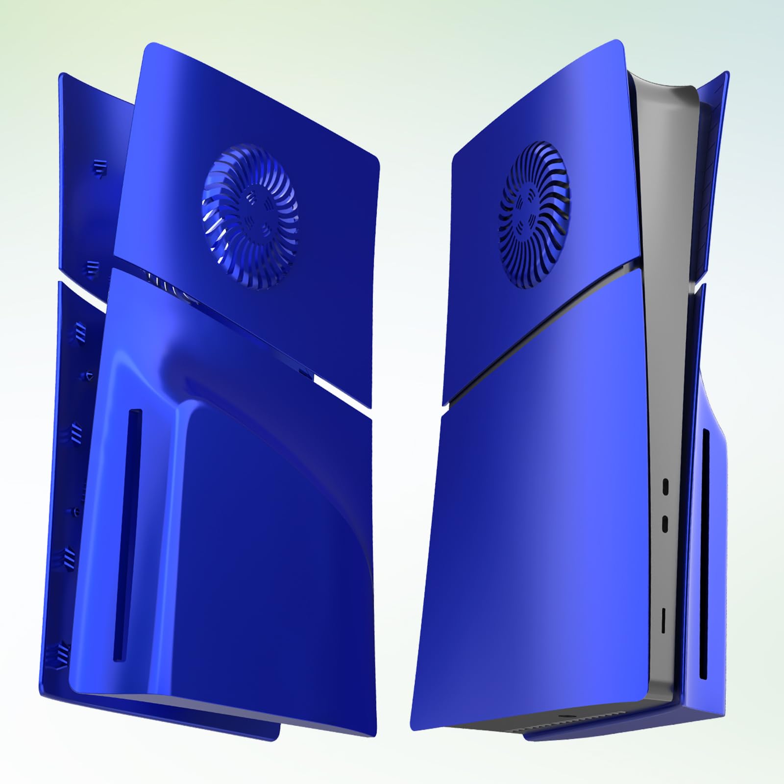 FacePlates - Piastra di copertura per PS5 Slim Disc Edition per PS5 Slim con prese d'aria di raffreddamento, guscio protettivo in ABS, antigraffio, antipolvere, piastra di ricambio per