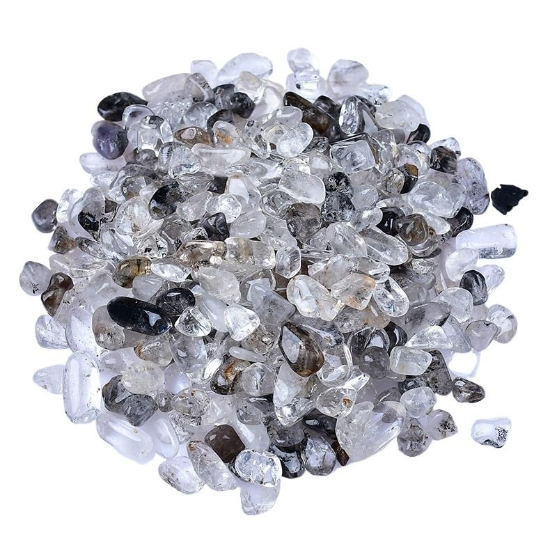 Een Aquarium, een Steen... Gravier en Cristal Naturel Multicolore 5-12 mm for Aquarium, Pot de Fleurs, décoration paysagère(9-12mm500g)