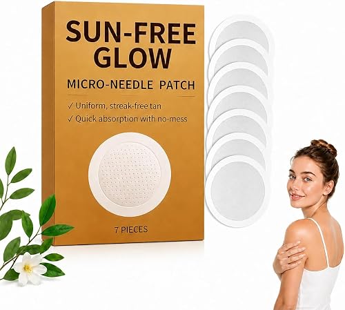 Sun-Free Glow Micro-Needle Self-Tan Patch, 7 Pieces