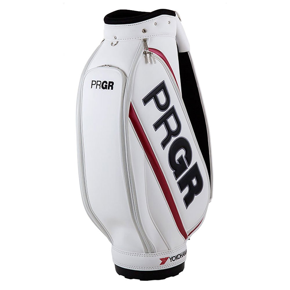 Amazon | PRGR PRCB-184 カートバッグ ホワイト/レッド | PRGR