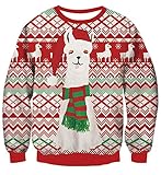 1980s Teens Ugly Christmas Sweater Corlorful Splice Sweatshirt 80s Autumn warm Holiday Clothes...