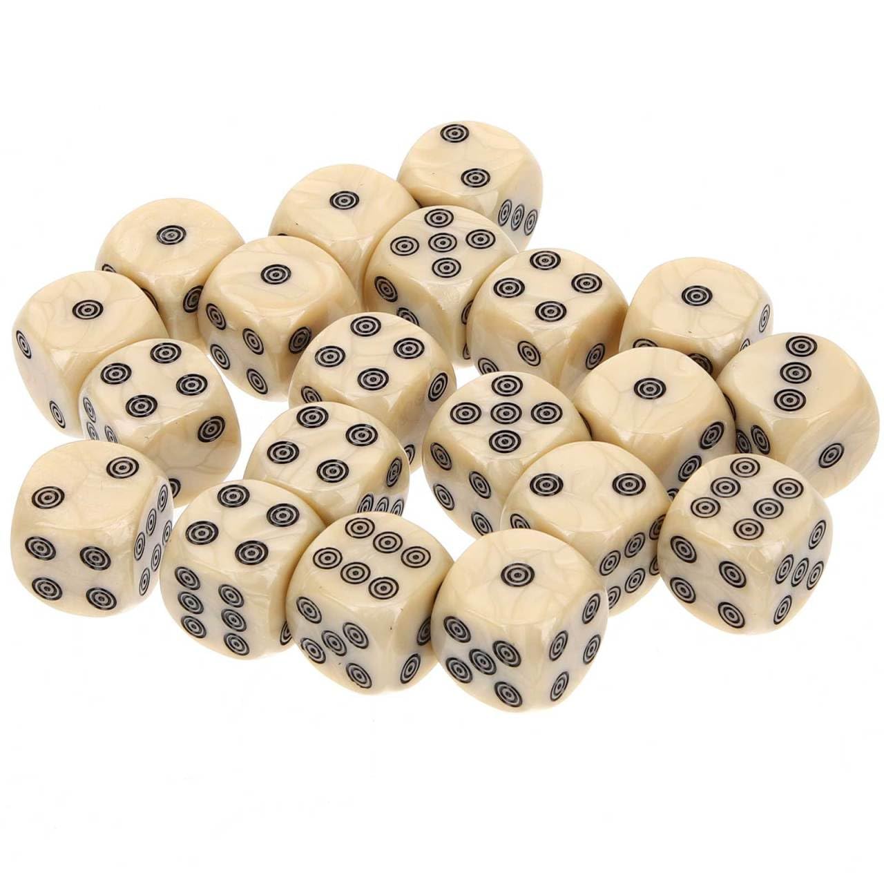Acrylic Role Playing Dice 20pcs Classroom Game Accessory
