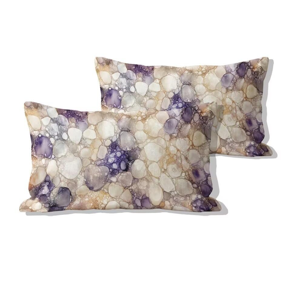 Housses de coussin 50x90cm taie d'oreiller velours doux décorative