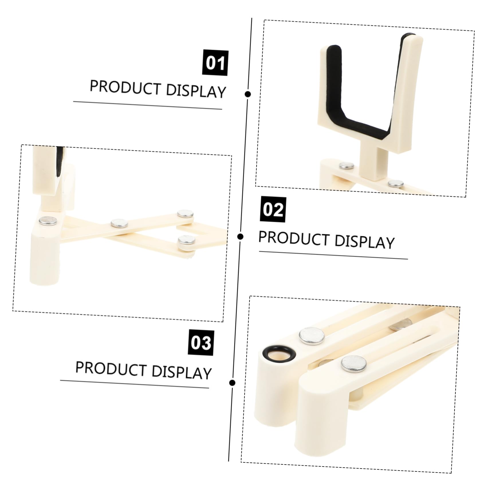 CIMAXIC Folding Music Stand Violin Storage Rack Telescopic Violin Frame Foldable Stand Display