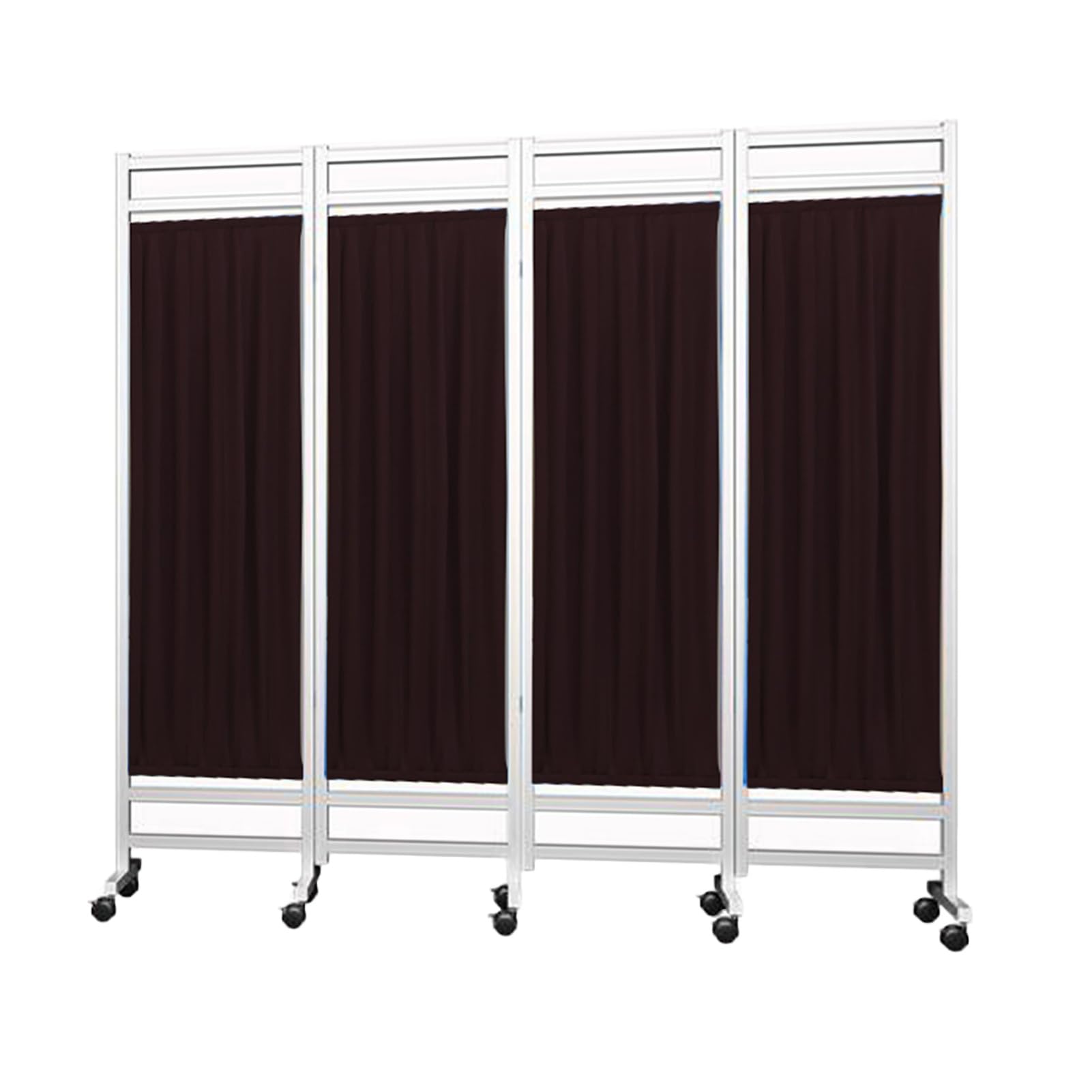 4-Panel Foldable & Rolling Room Divider (6ft High) – Temporary Partition For Clinics, Patient Areas, And Exam Rooms(Color-5)