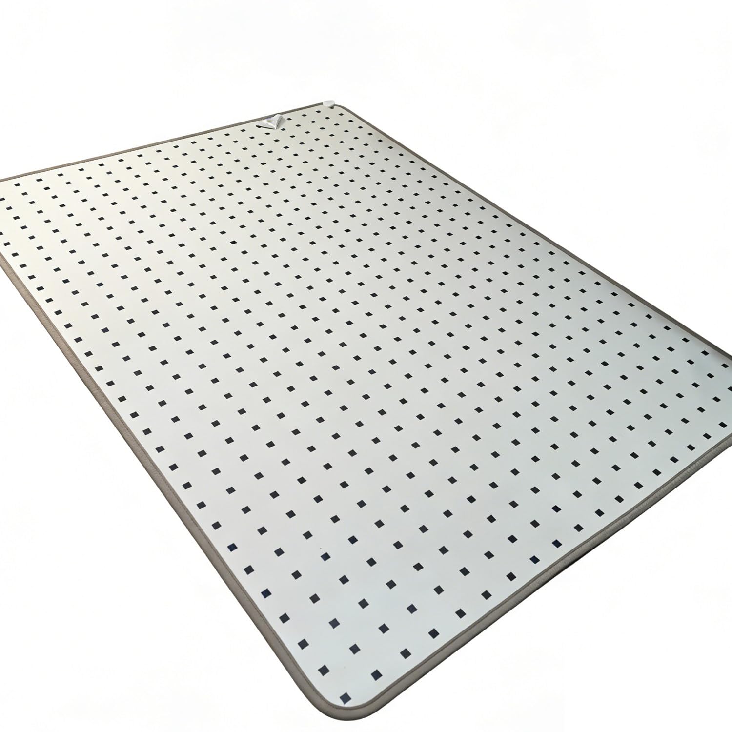 Elektryczny podgrzewany dywanik podłogowy, podgrzewacz stóp pod biurko i mata grzewcza, 12-godzinny timer + zabezpieczenie przed przegrzaniem, brak hałasu w domu Polkadot-31 * 78in