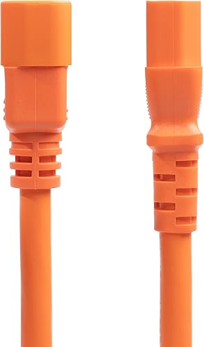 Miniatura 10 de StarTech.com Cable de extensión resistente de 10 pies (9.8 ft), cable de extensión C14 a C15, 15A 125V, 14AWG, cable de extensión de alimentación de