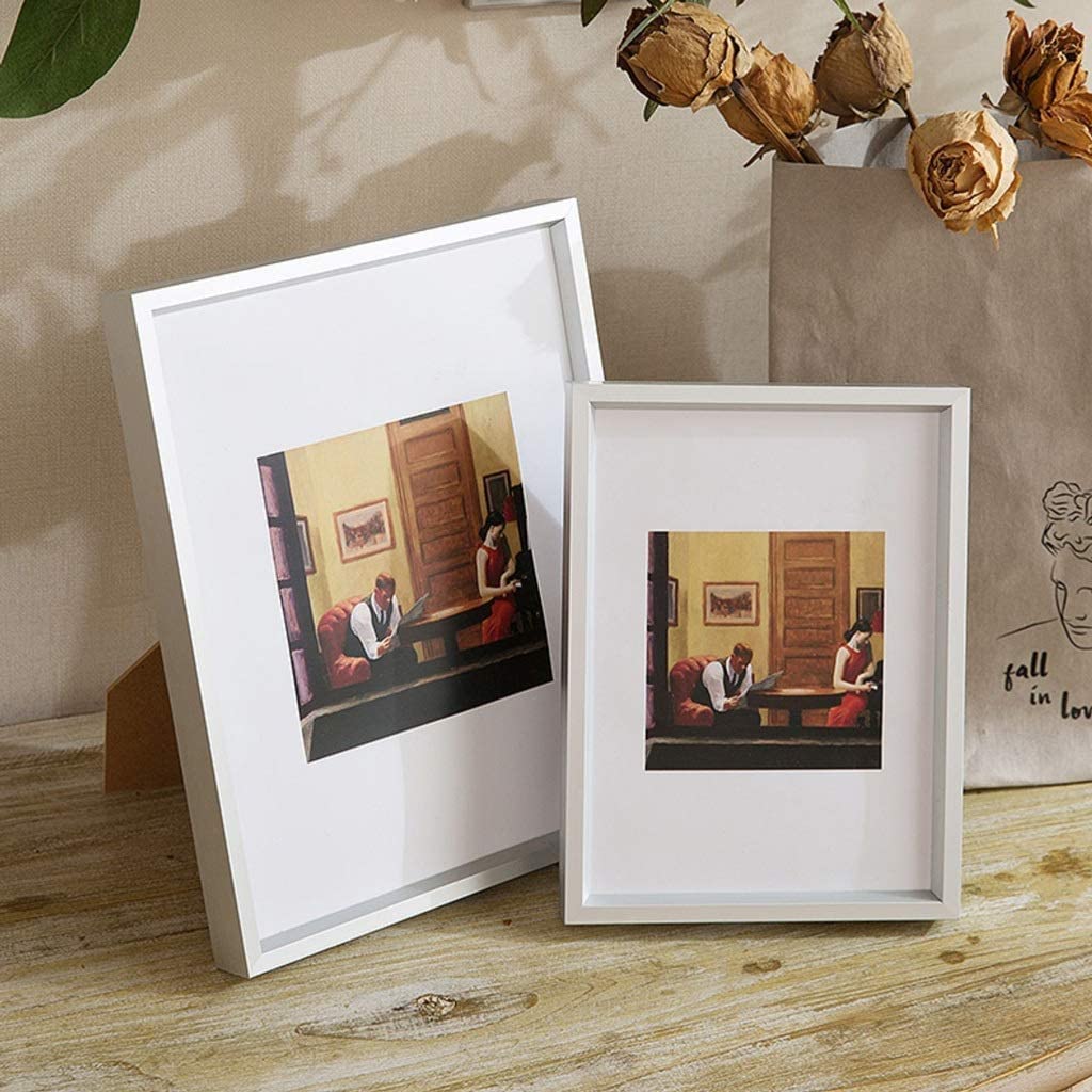 Portaretratos para Foto Marco De Fotos De Aleación De Aluminio Marco De Fotos Simple Marco De Fotos Familiar para La Decoración del Hogar Decoración De Hogar Oficina(C,7-Inch)