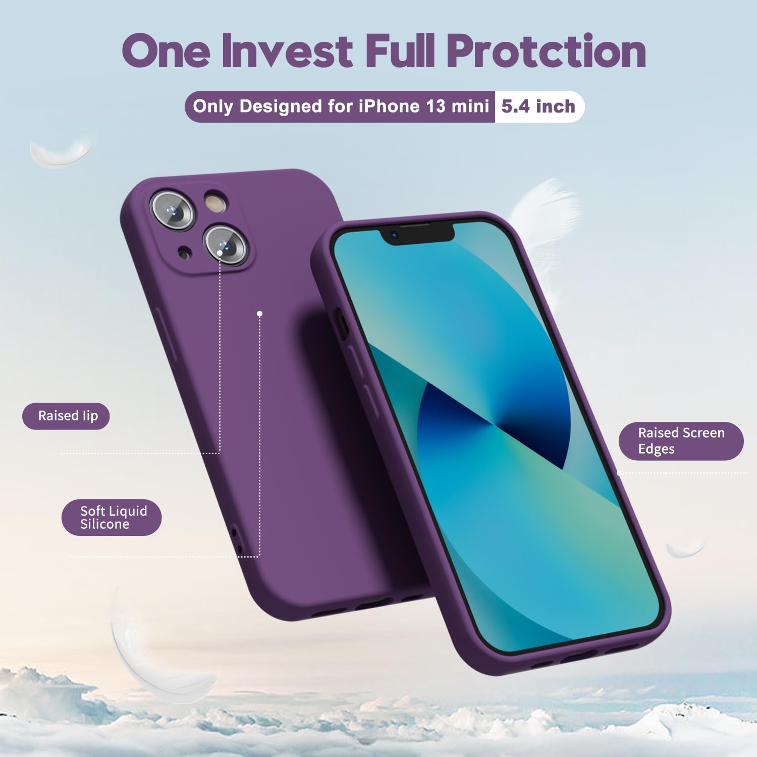 oakxco for iPhone 16 Pro Max Case Liquid Silicone, Soft Rubber Gel Elegant Aesthetic Basic Simple Cover, Cute Thin Slim TPU Matte Solid Color Plain Smooth Case for Women Girl, Light Pink — view 40