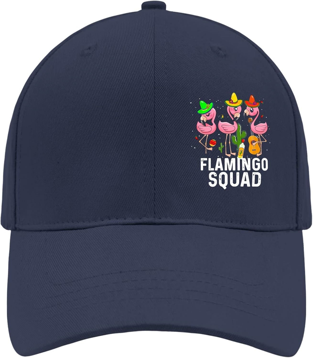 Womens Summer Hat Flamingo Funny Caps for Women Golf Hats Adjustable Flamingo Squad Visor Hat