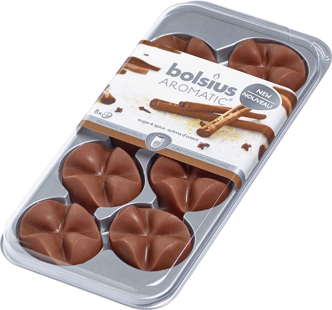 Bolsius Duftwachs Blätter Vanille 8 Stück - Aroma Wax Melts Für Duftlampen