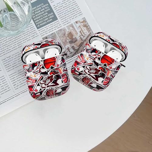For Air Pod Case, Cool Sports Shoes Brand Style Tpu Case Cover With Keychain, Compatible With Apple Airpods Case 1 & 2 For Men Boys & Girls Teen Kids-03 #TOP5