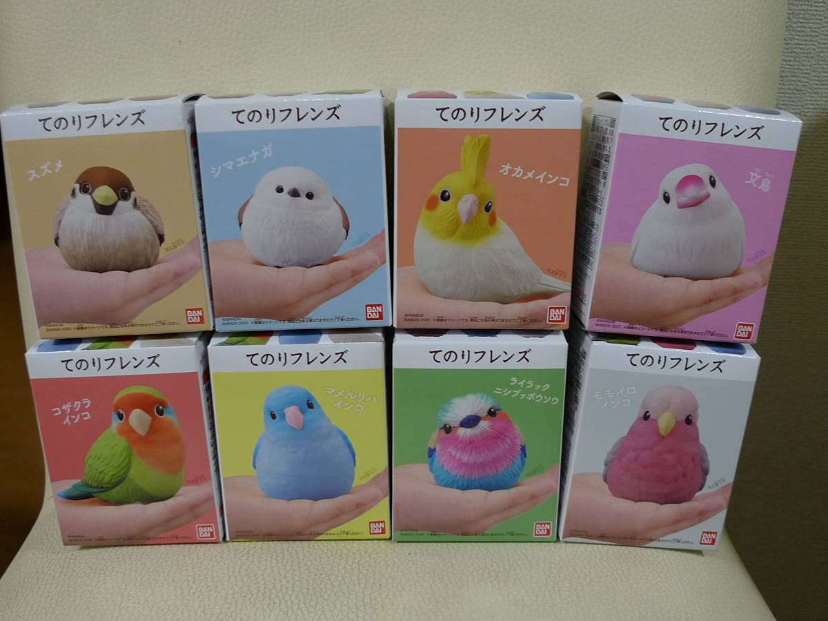 Amazon.co.jp: 食玩 てのりフレンズ 全8種 ソフビ スズメ
