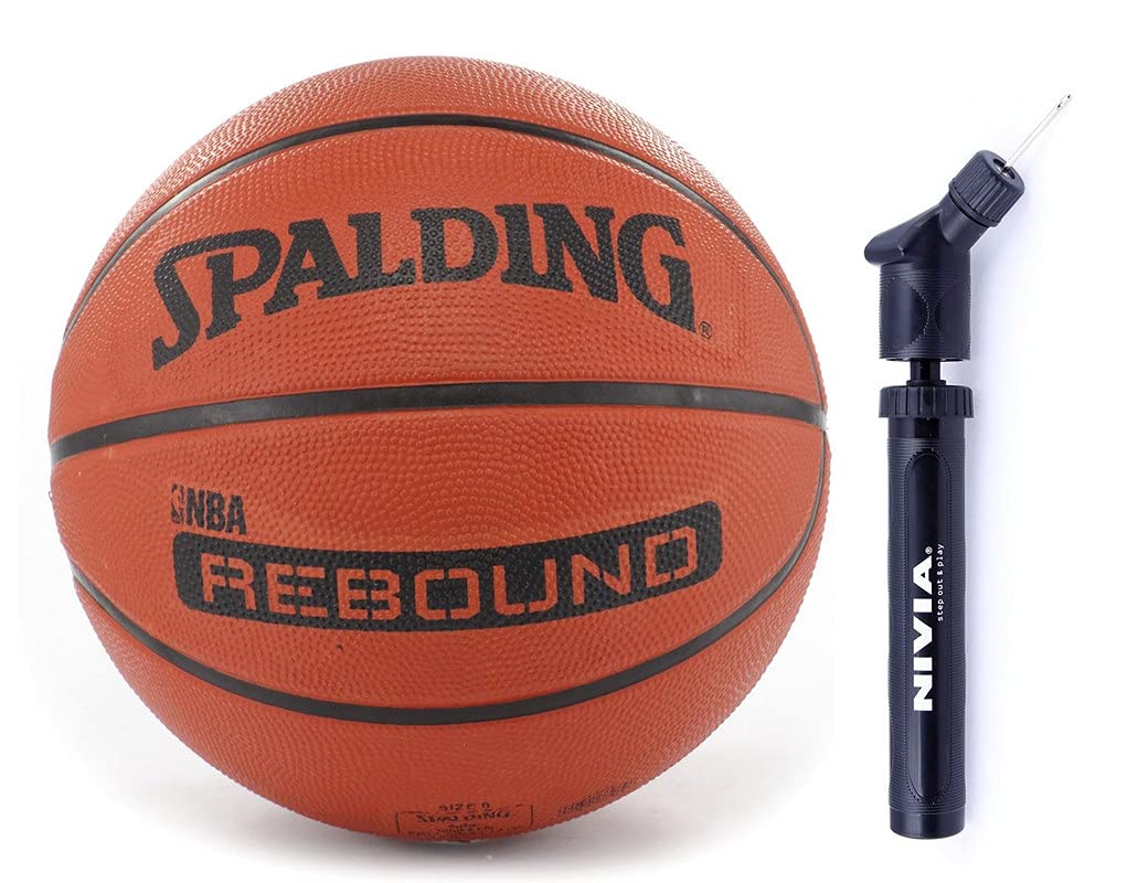Spalding Basketball Rebound 6 Combo ( Spalding NBA Rebound, Size 6,Brick + Nivia Ball Air Pump) (B01NAATK96) Amazon Price History, Amazon Price Tracker