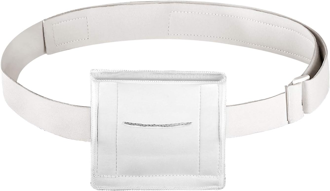 G-Tube Holder, Comfortable and Concealment Gastrostomy Tubes Pads J-Tube Covers with Belt for Men and Women for Adults(28"~37")