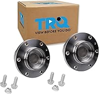 Vista 136 de TRQ Par de conjunto de cubo de cojinete de rueda delantera izquierda derecha, 2 piezas compatible con Lexus GX460 2003-2009 GX470 2003-2023 Toyota