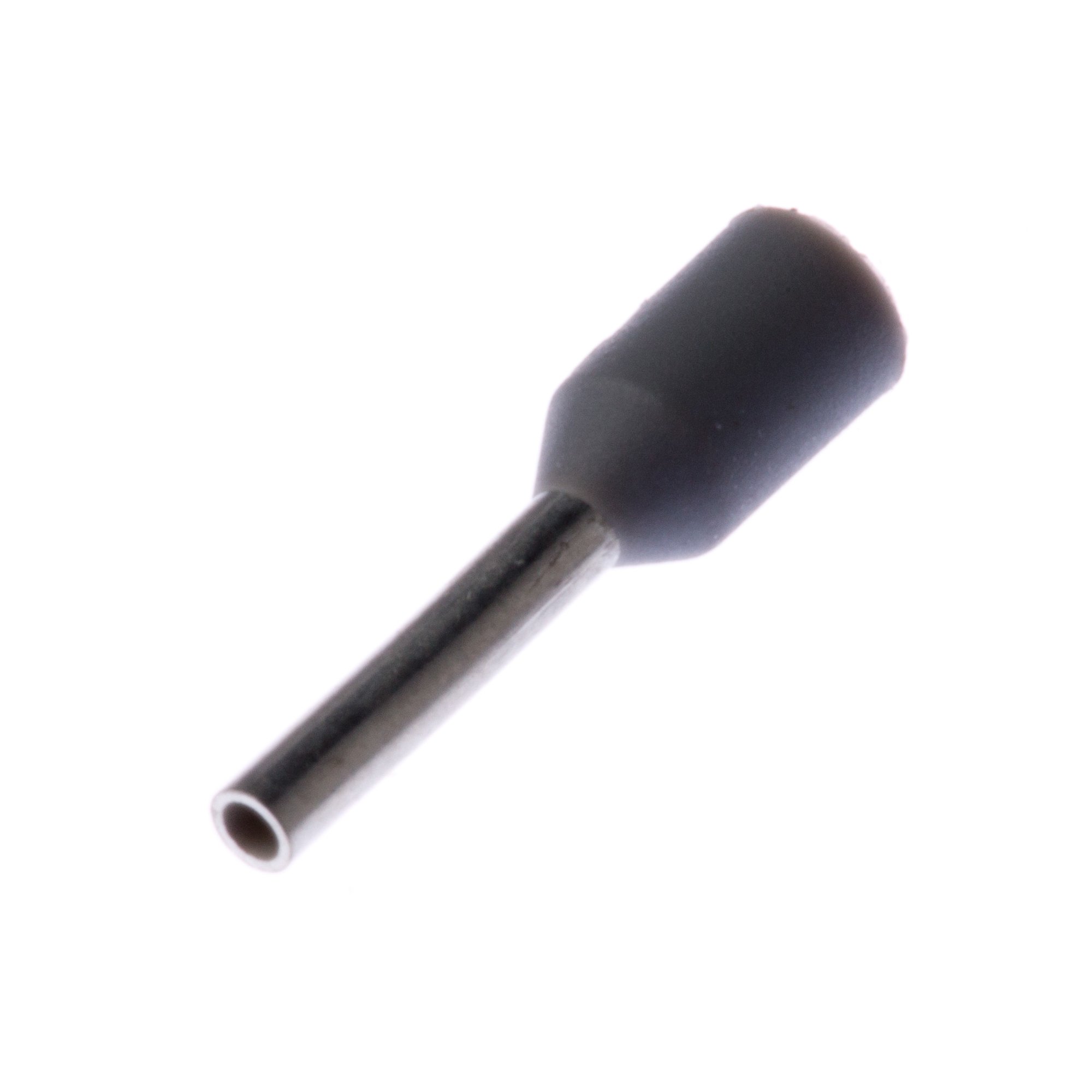 Panduit FSD72-8-D Polypropylene Insulated Ferrules, 26 AWG, .31-Inch Pin Length, Single Wire Gray Din End Sleeve (500-Pack)