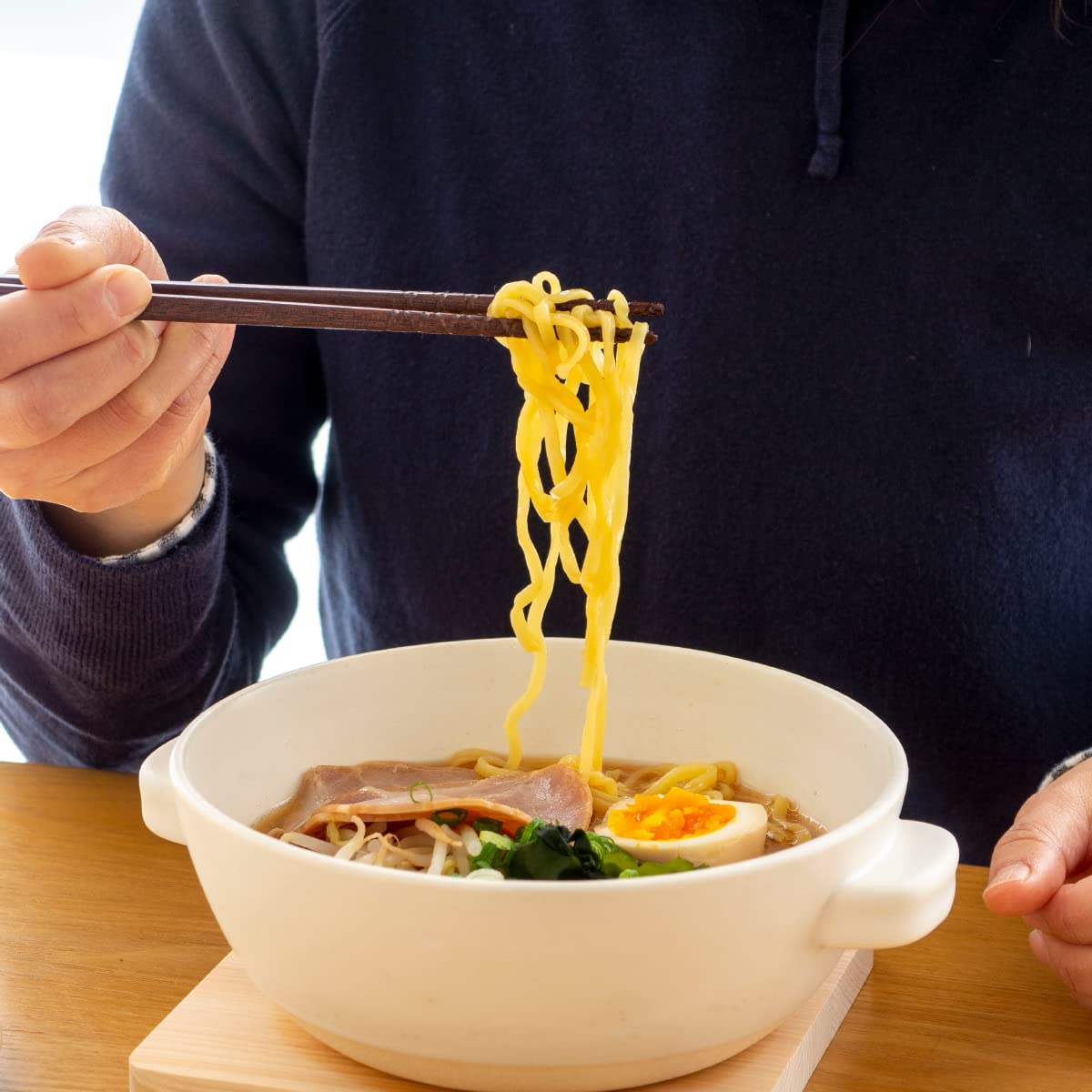 Amazon | かもしか道具店 直火 ラーメン鍋 れんげ 敷板 セット 1人用