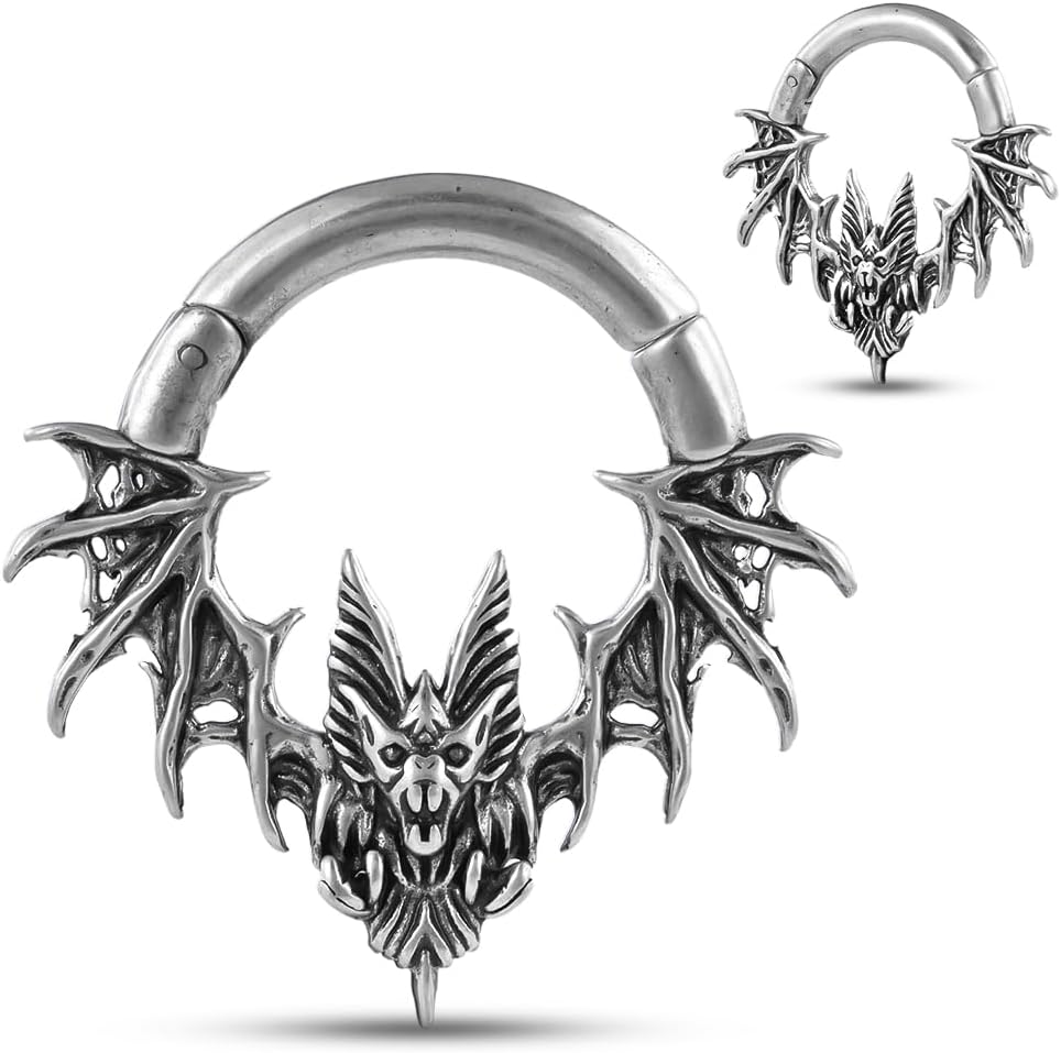 ERKUOO 1 Pair Heavy Ear Weight Hangers for Gauges Tunnels Stretching Plugs Body Piercing Jewelry for Men and Women