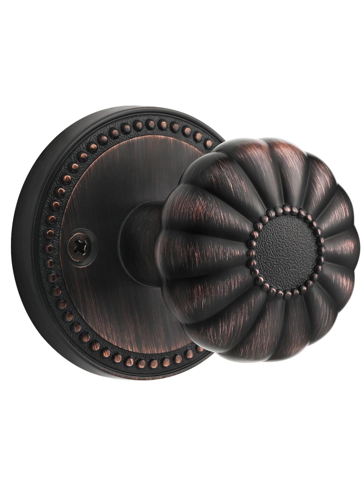 Photo 1 of SORWDUERM Oil Rubbed Bronze Knobs Passage Door Knobs Interior Door Knob for Hall and Closet,Zinc Alloy 1 Pack