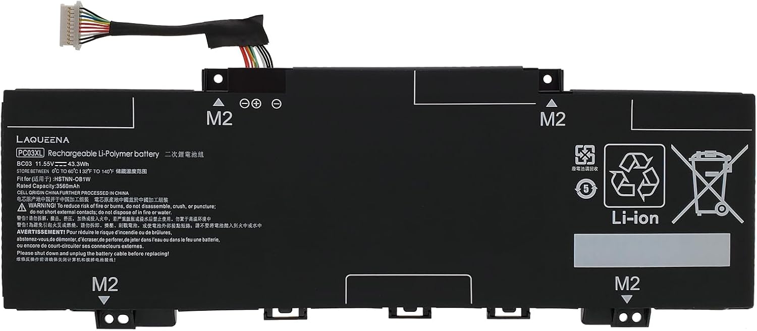 LAQUEENA PC03XL Laptop Battery Compatible with HP Pavilion