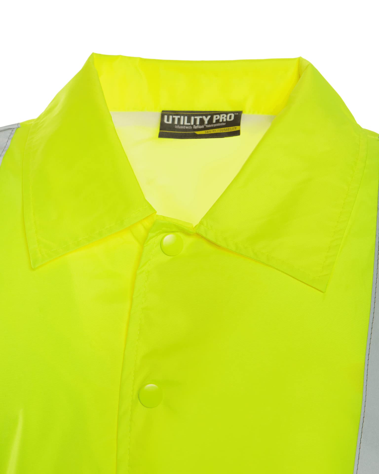 Utility Pro Hi-Vis Reflective Waterproof Nylon Wind Breaker Jacket 