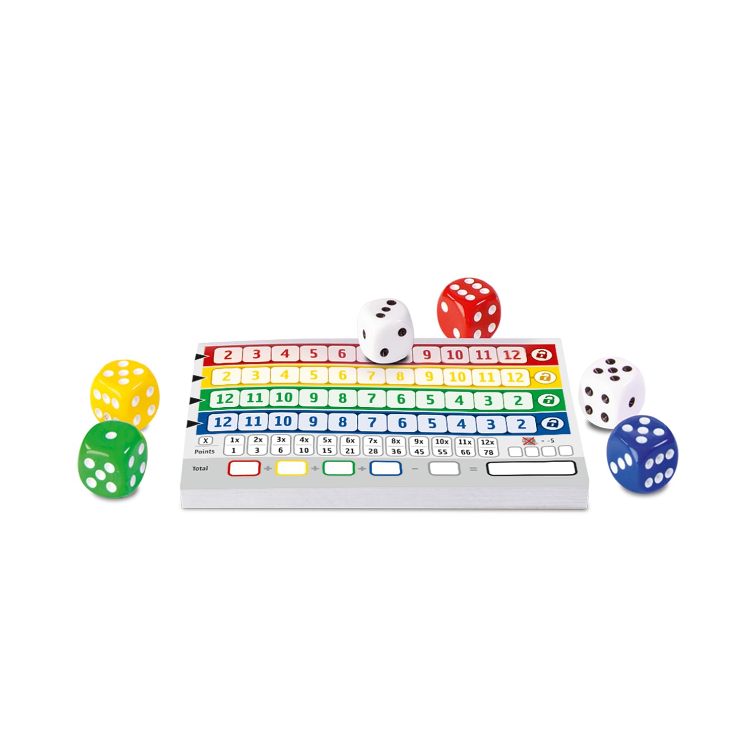 NSV QWIXX. Gioco di dadi e strategia mentale. Edizione spagnola.
