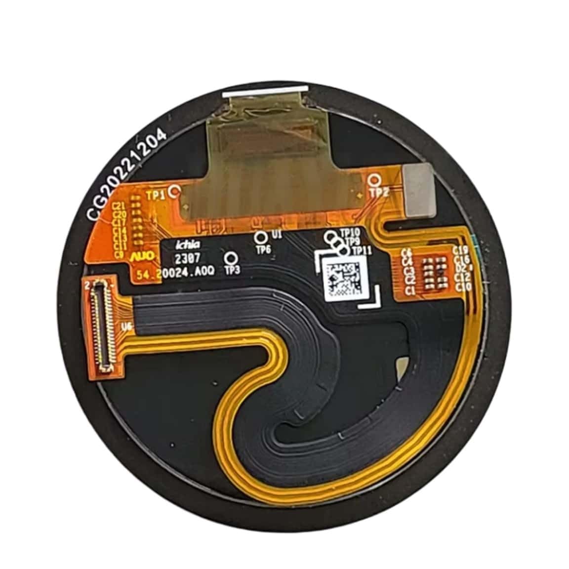 YOOOKOOO - Schermo LCD per smartwatch Garmin Forerunner 965, senza telaio, parti di ricambio (giallo)