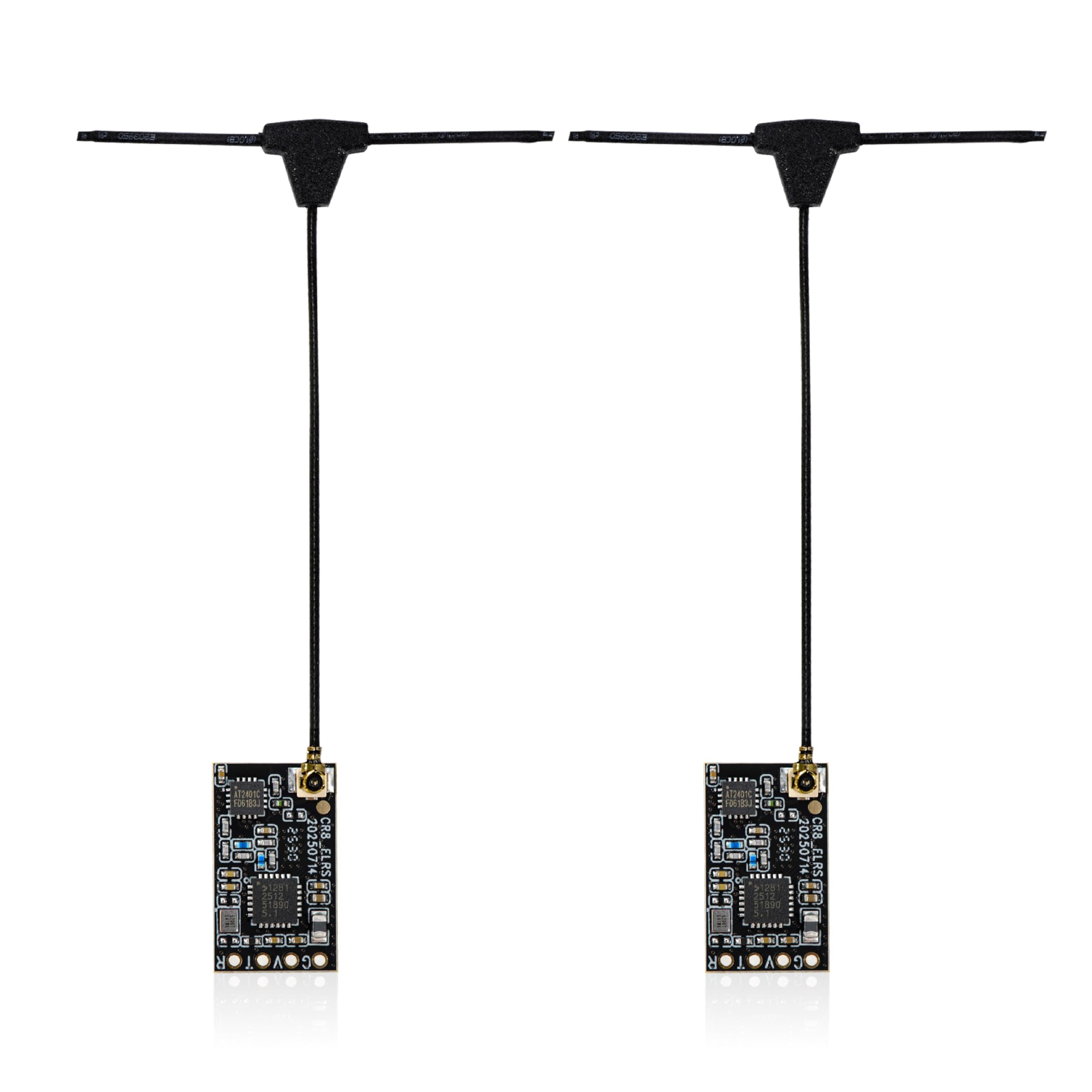 Nano récepteur ExpressLRS 2,4 GHz avec antenne T pour émetteur ELRS FPV, idéal pour drone FPV/Tiny Whoop/avion RC à aile fixe