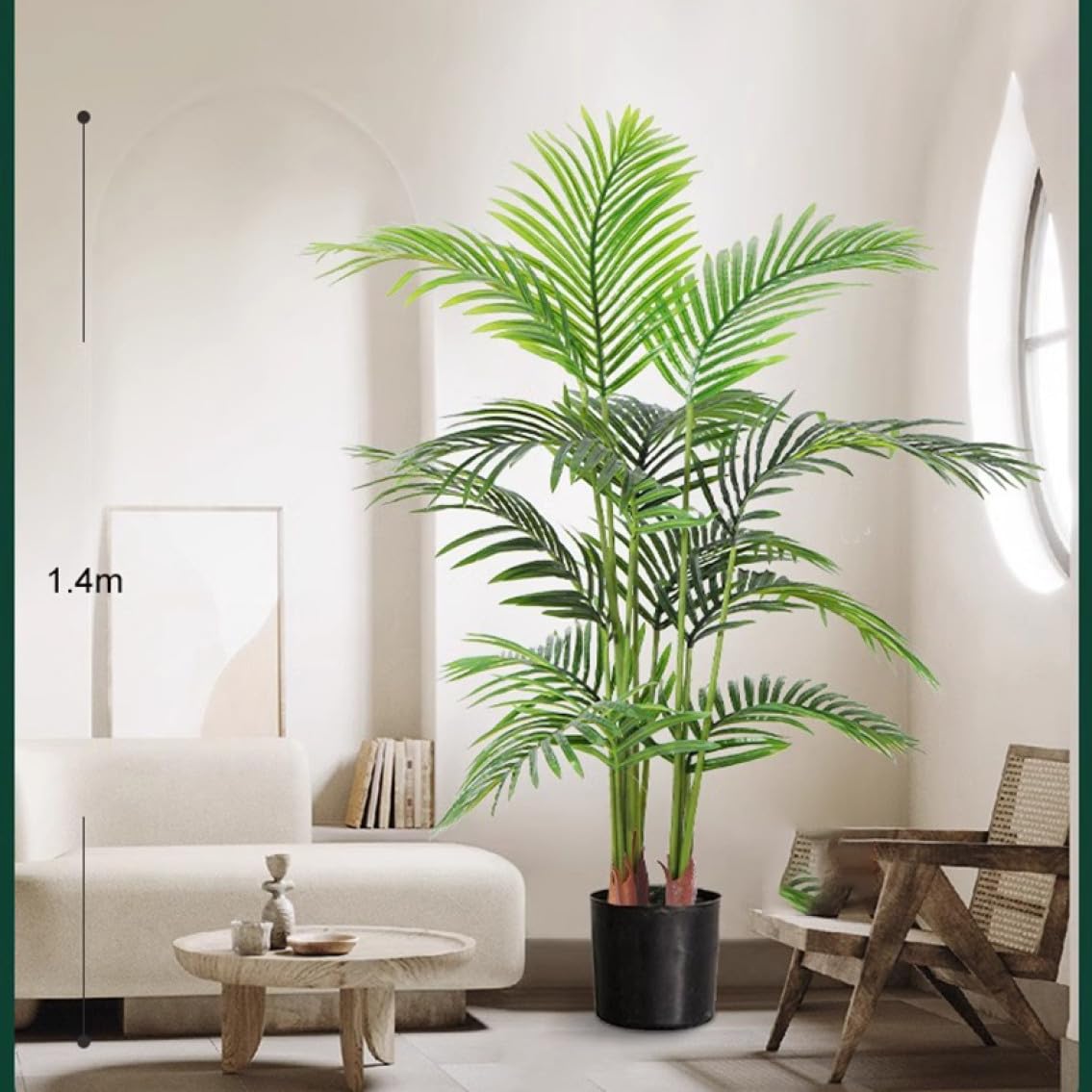 Amazon｜HGJH 人工観葉植物 大型 ヤシ フェイクグリーン 人工樹木