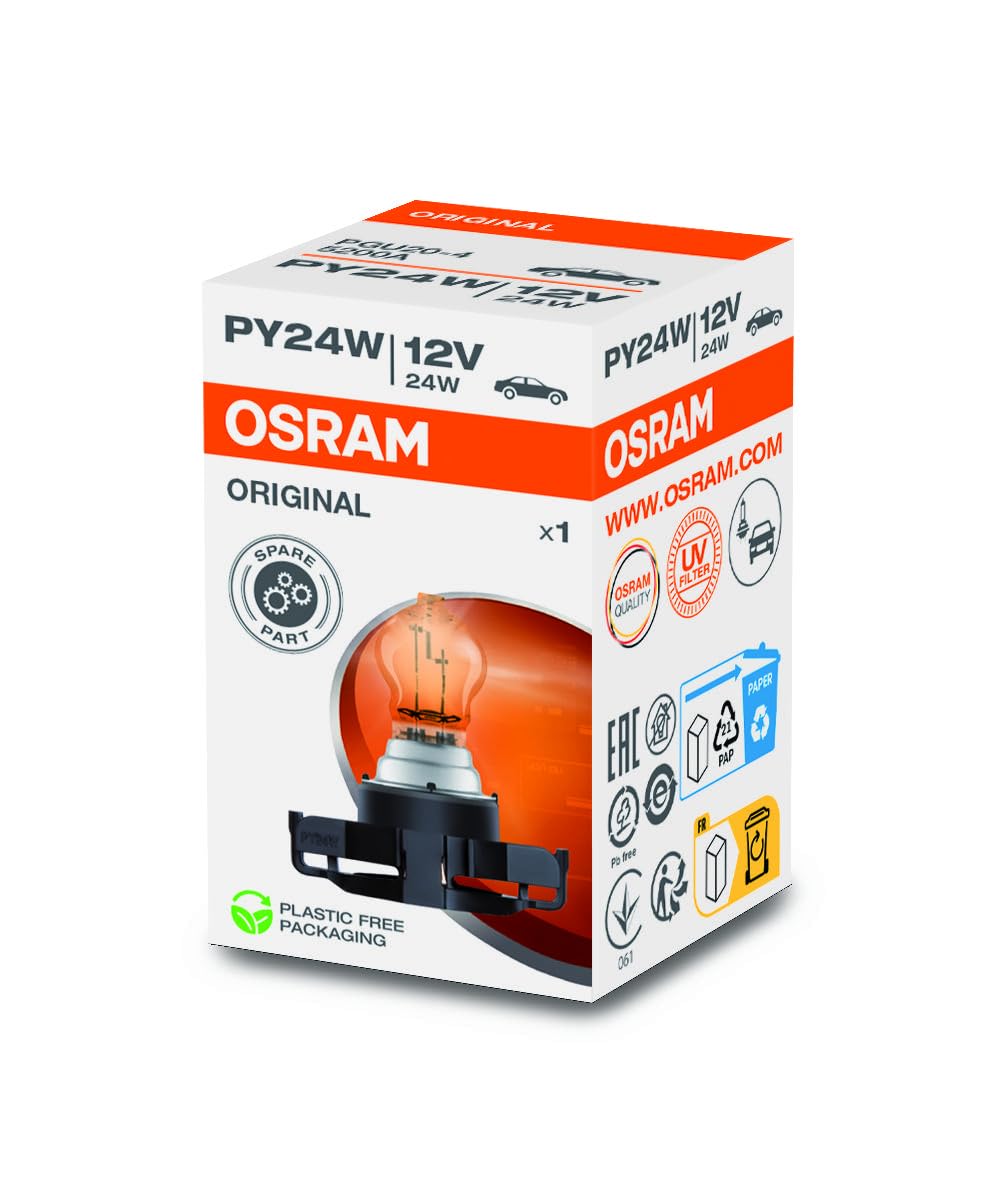Osram Original Line 12V, Psx PY24W, 5200A, Lampada Alogena Di Segnalazione, 1 Lampada-image