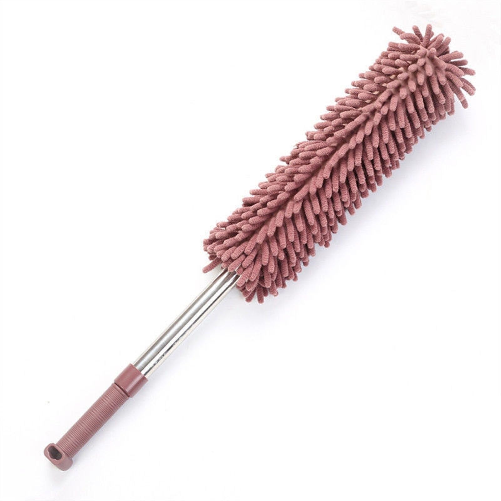 Microfibre Chenille Duster,Telescopic Feather Dusters Dusting Tool, Washable(A)
