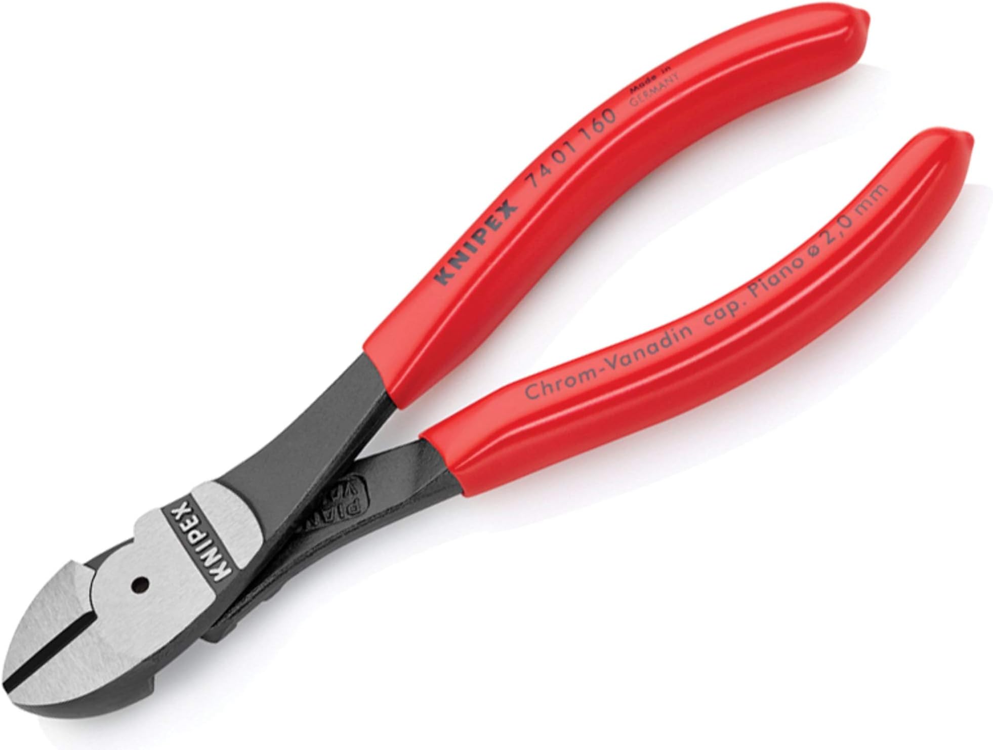 Knipex 74 01 160 SB High Leverage Diagonal Cutter, 160 mm Length