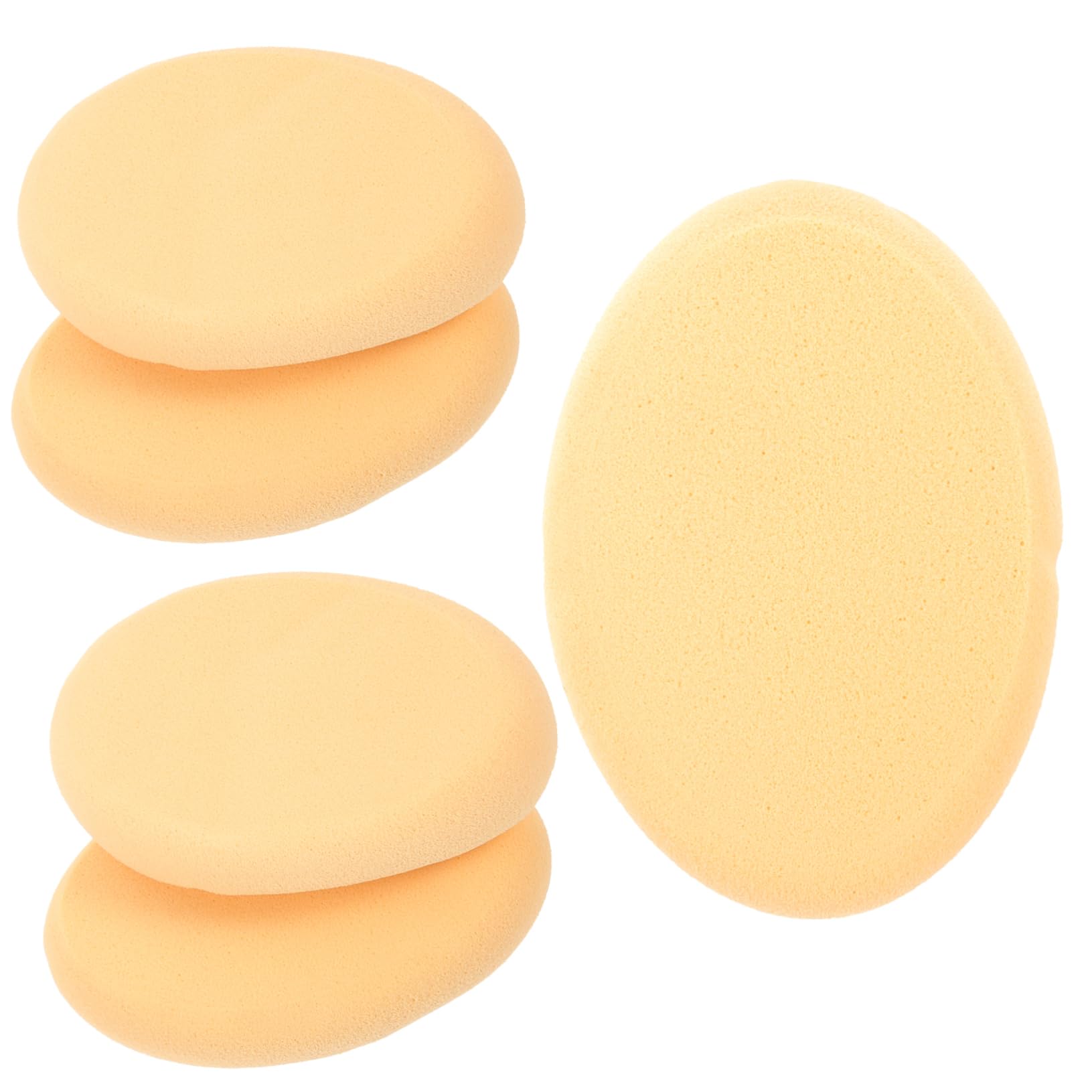 Ipetboom 5Pcs Soft Oval Makeup for Wet and Dry Use Gentle Cosmetic Beauty Applicators for Blending and Application Present for Friends and Family