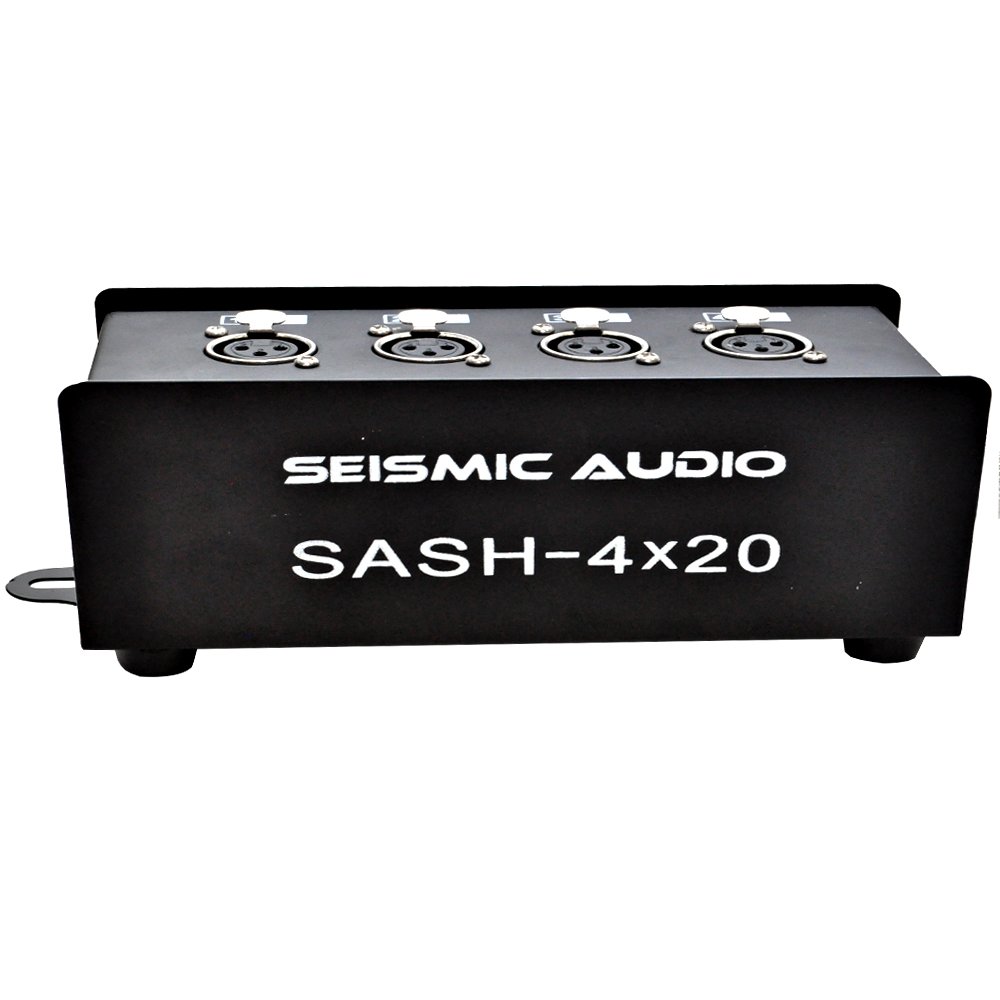 Seismic Audio - SASH-4x20-4-kanałowy kabel XLR Send Sub Snake - 20 metrów